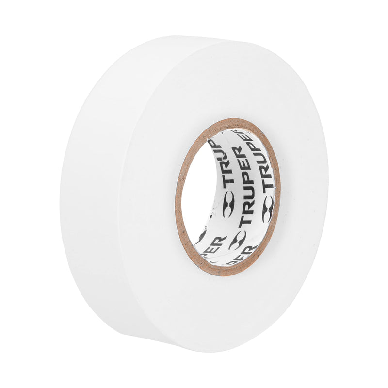 Huincha Aisladora 19 mm x 18 m Blanca Truper M-33b