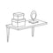 Juego de Escuadras Estante 10" x 12" con 12 Piezas Truper ME-12B