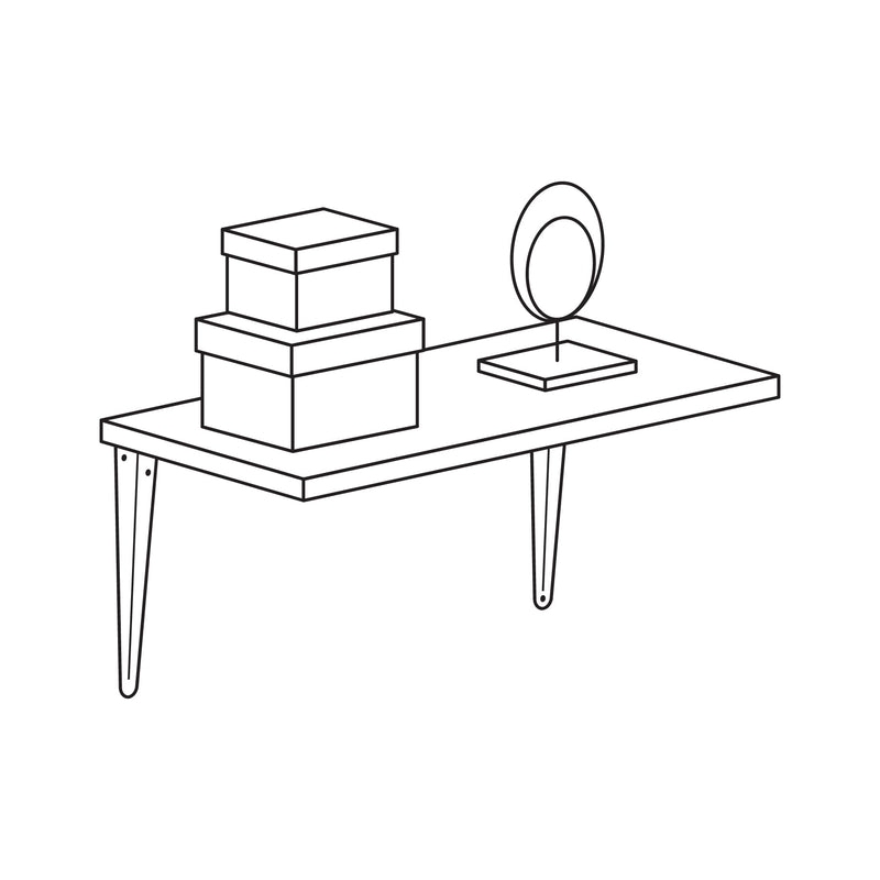 Juego de Escuadras Estante 10" x 12" con 12 Piezas Truper ME-12B
