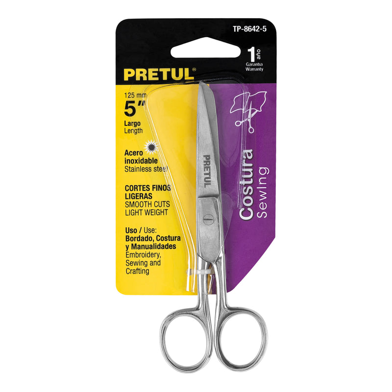 Tijera Para Costura Y Oficina 12.5 cm Pretul TP-8642-5