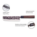 Cuchillo Usuba De 18 Cm Osaka 3 Claveles 1013