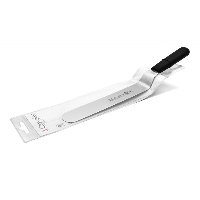 Espatula Curva 26 cm Acero Inoxidable 3 Claveles 1247
