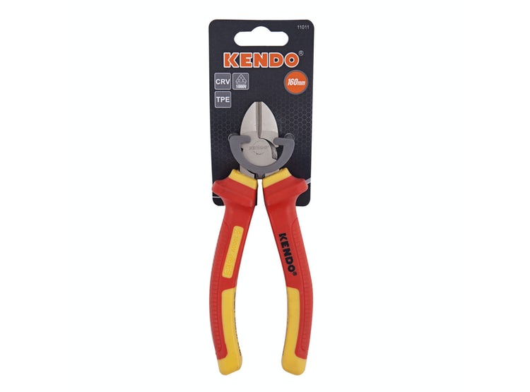 Alicate Corte Diagonal Aislado De 160 mm 1000v Kendo 11011