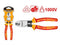 Alicate Electricista Aislado 160 mm 1000v Ingco Hiccb28160