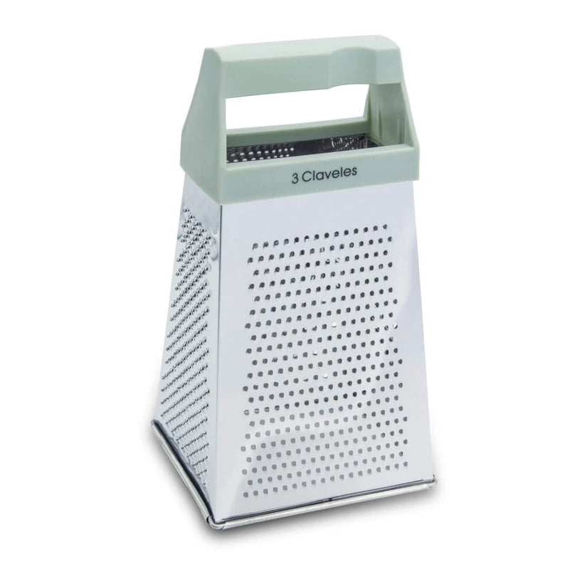 Rallador de Cocina con 4 Caras en acero inoxidable 3 Claveles 4663